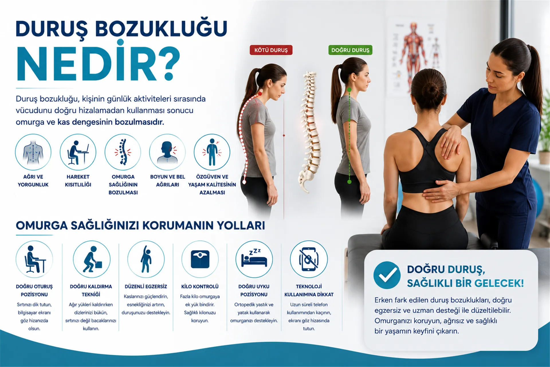 Duruş Bozukluğu Nedir? Omurga Sağlığınızı Korumanın Yolları